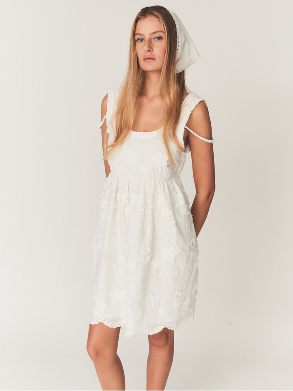 The Garment Fleur Bra Dress - 3D Floral Embroidery - US 6